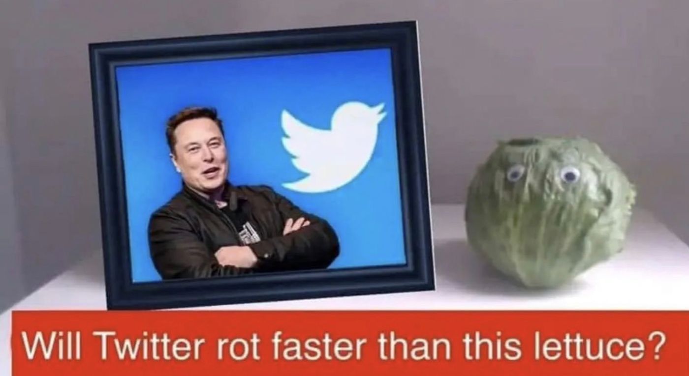 La lechuga como termómetro del estado de Twitter.