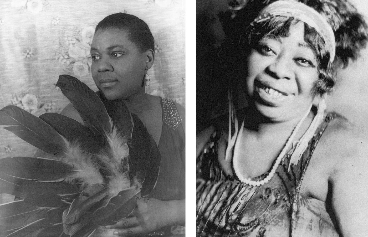 Bessie Smith y Ma Rainey.