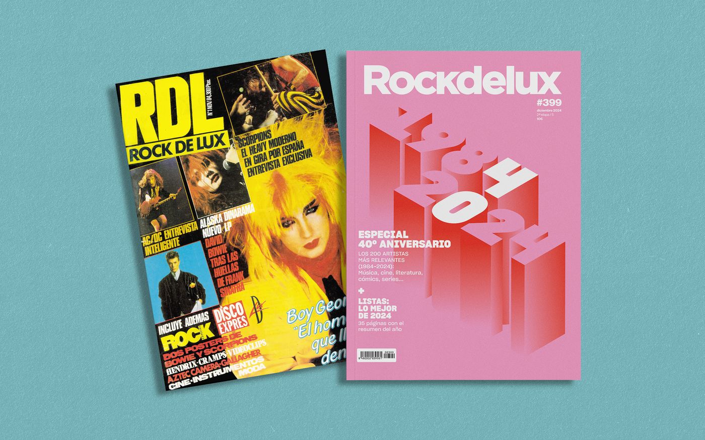 RDL #1 (1984): Boy George era nuestro hombre / RDL #399 (2024): 40 años de cultura.