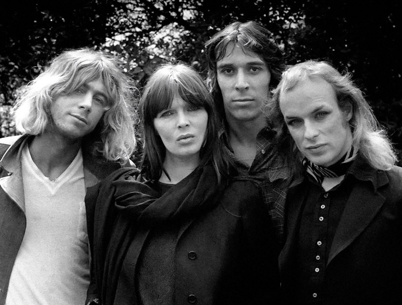 Kevin Ayers, Nico, John Cale y Brian Eno, 1974.