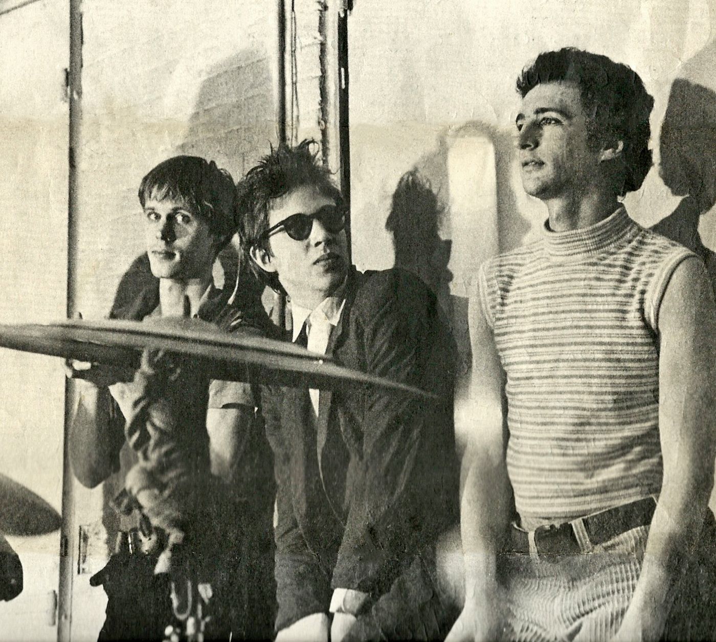 The Neon Boys, en tránsito hacia Television: Verlaine, Hell y Ficca.