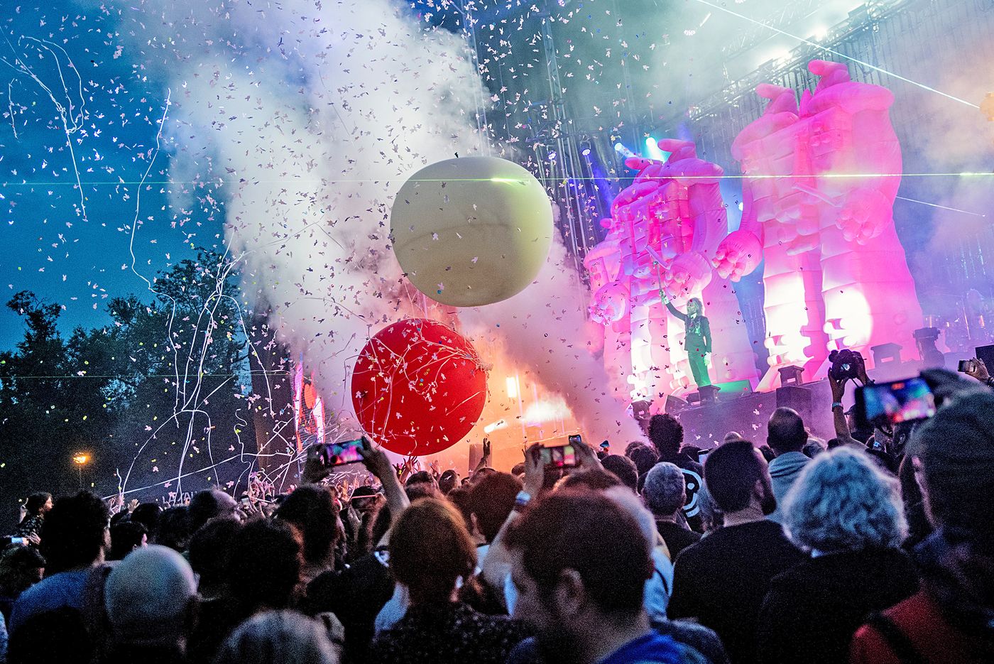 The Flaming Lips y su alarde visual. Foto: Juan G. Andrés