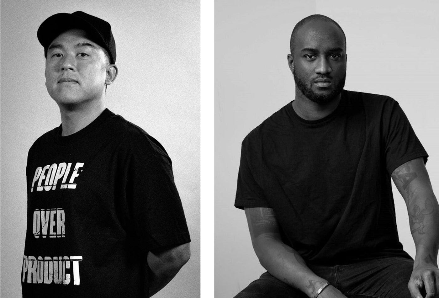 Bobby Hundreds, cofundador de The Hundreds, y Virgil Abloh (fallecido el año pasado), nombres propios en la industria del footwear.
