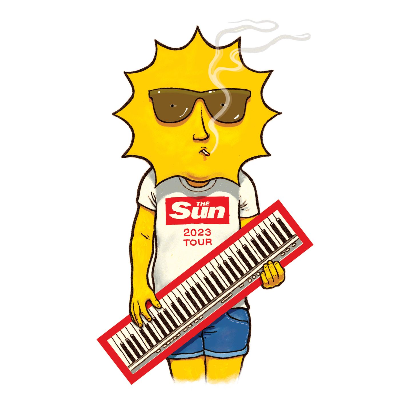 Bienvenidos a un verano musical y cultural vía Rockdelux.  Ilustración: Javier Aramburu
