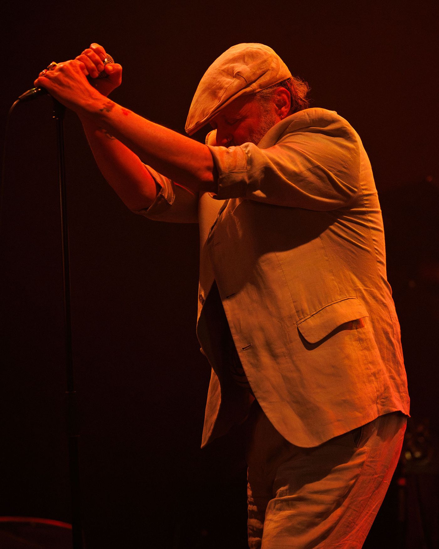David Tibet, a lo grande. Foto: Christian Bertrand