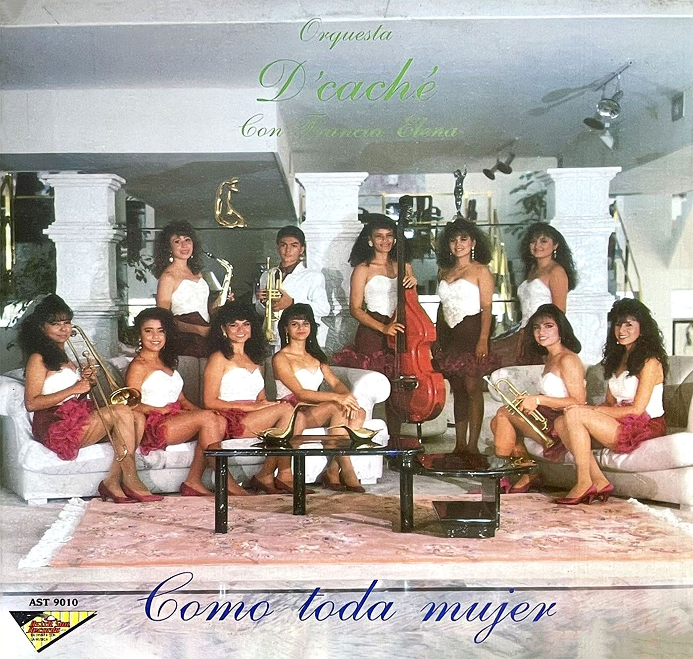 Orquesta Femenina D’Caché, en 1992.