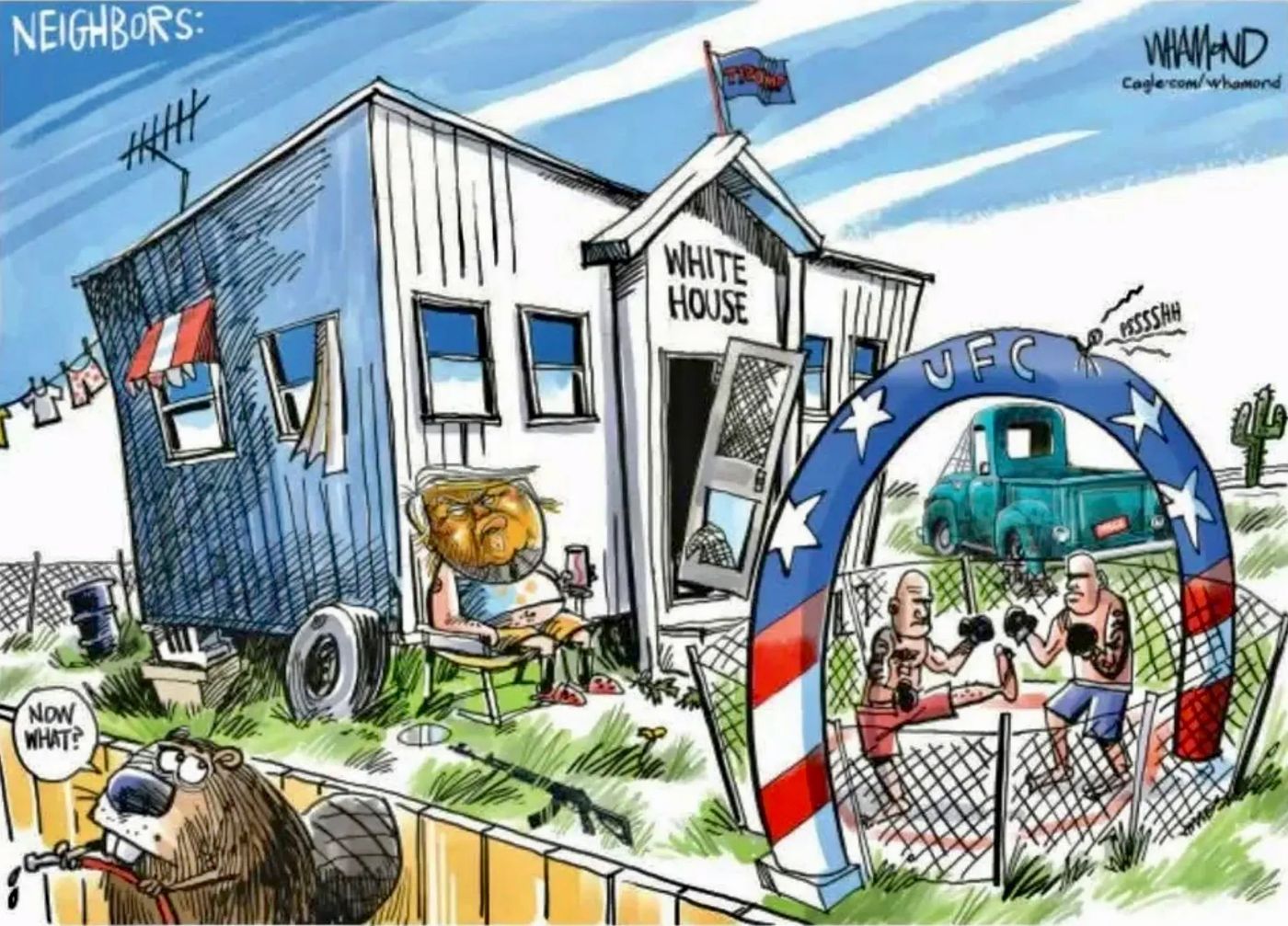 White House? No, white trash. <a href="https://bsky.app/profile/rprobbins.bsky.social/post/3moaiqygzgc2c" target="_blank"> Ver post </a>