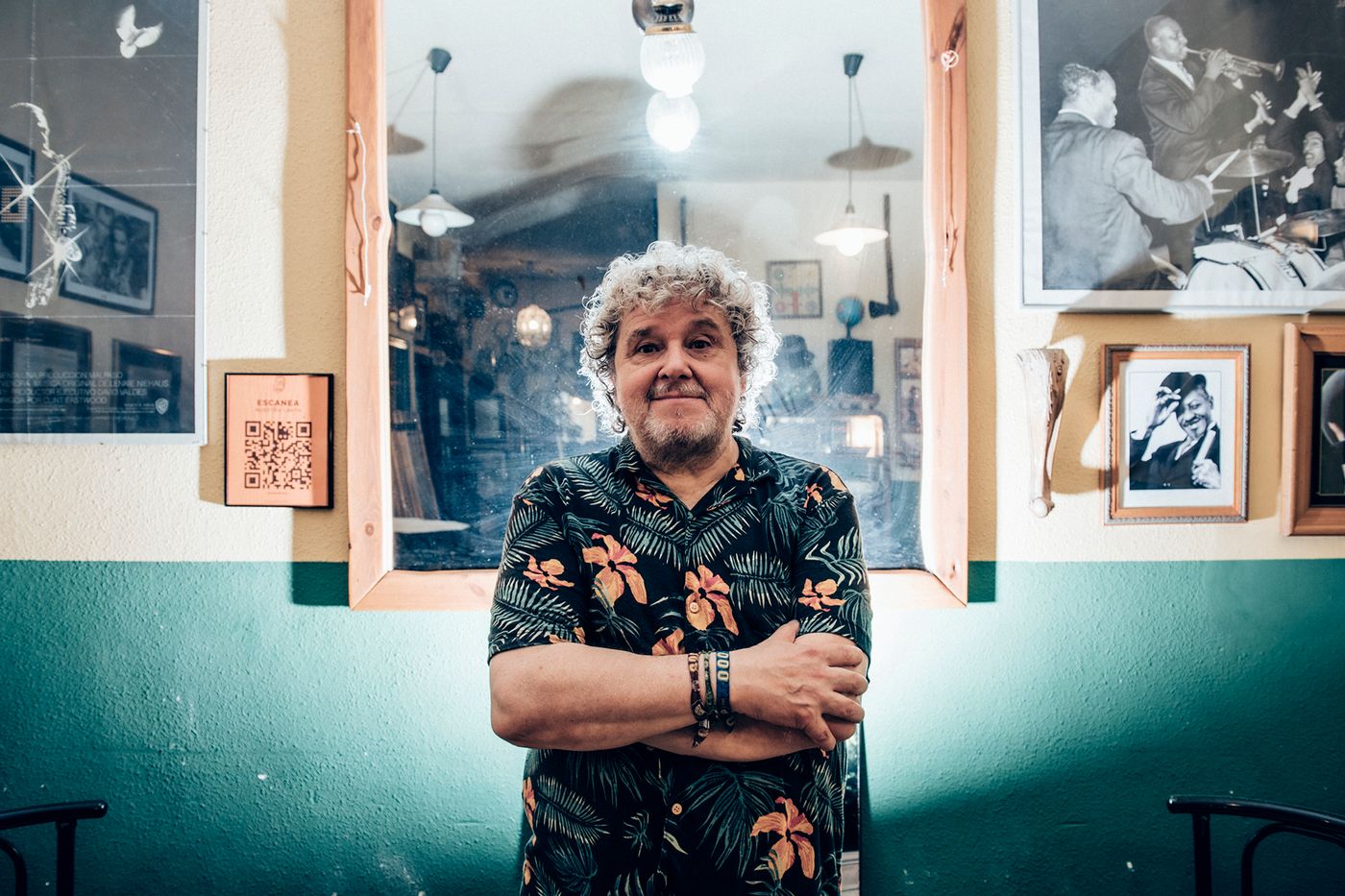 Julio Ruiz y el aura de “Disco Grande”. Foto: Alfredo Arias