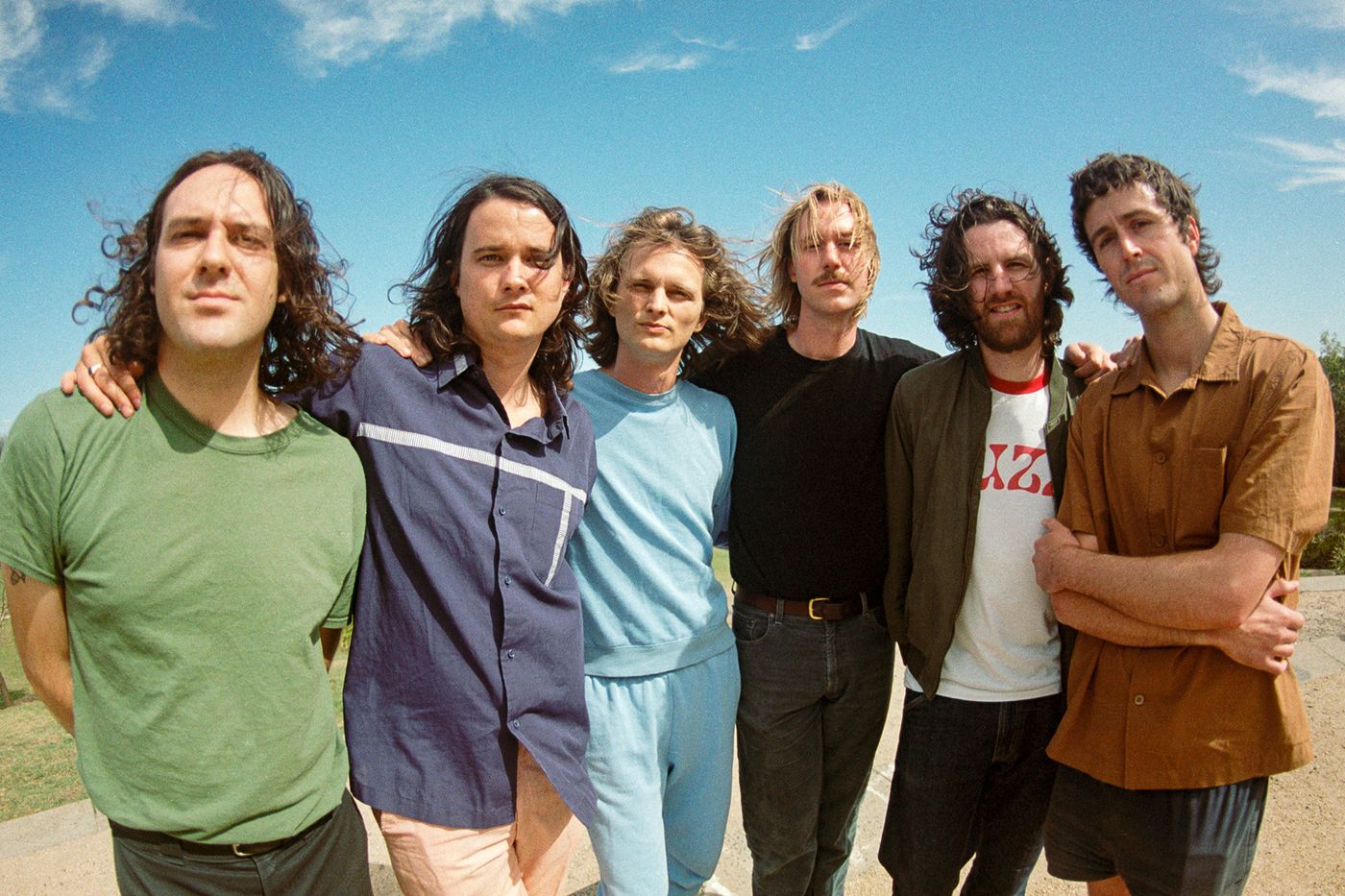 Michael "Cavs" Cavanagh, Ambrose Kenny-Smith, Stu Mackenzie, Cook Craig, Lucas Harwood y Joey Walker. Foto: Jason Galea