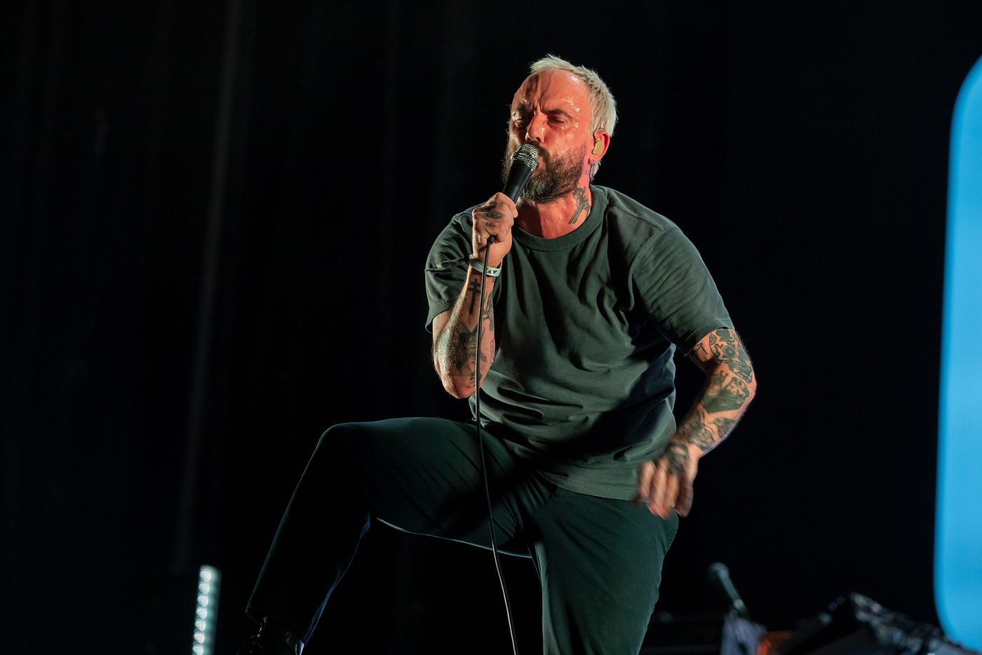 IDLES: Joe Talbot, valor seguro. Foto: David Mars