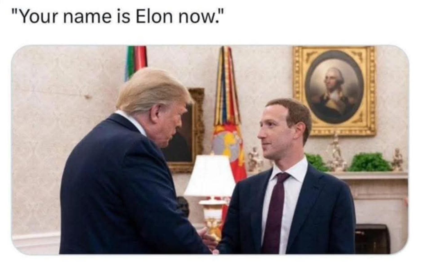 Lo que usted diga, Sr. Trump.<a href="https://bsky.app/profile/funnysnarkyjoke.bsky.social/post/3lqzhyvpwqs2d" target="_blank"> Ver post </a>