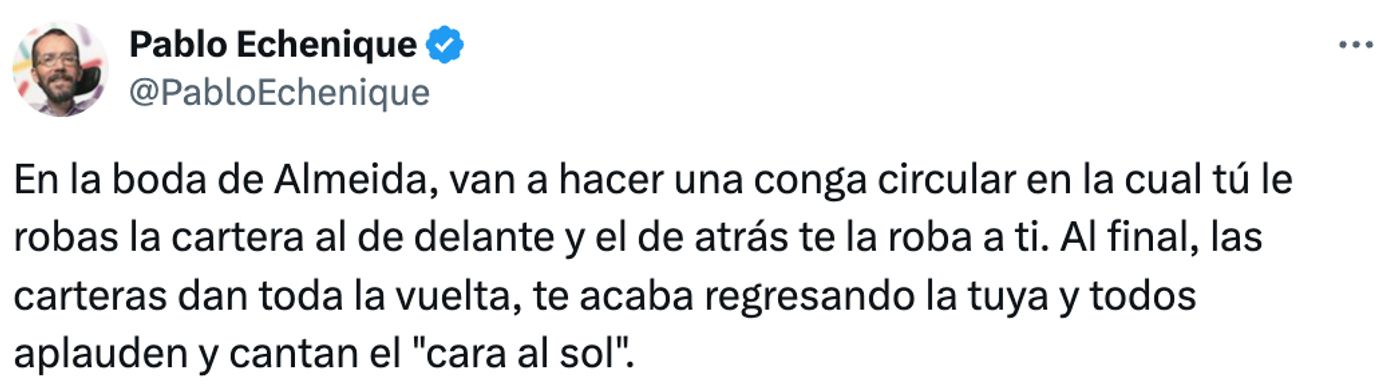 Ingenioso Echenique.<a href="https://twitter.com/PabloEchenique/status/1776557963798335862" target="_blank"> Ver tuit </a>