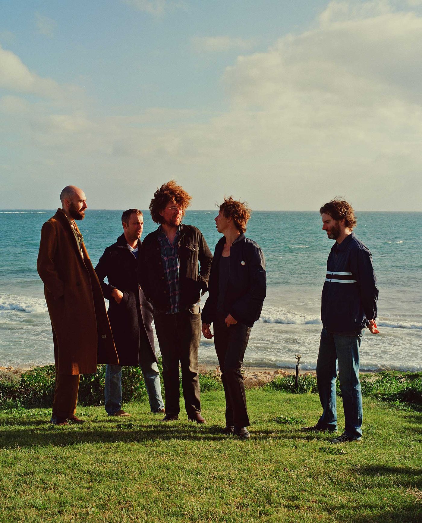 Jamie Terry, Jay Watson, Joe Ryan, Nick Allbrook y James Ireland. Foto: Olivia Senior