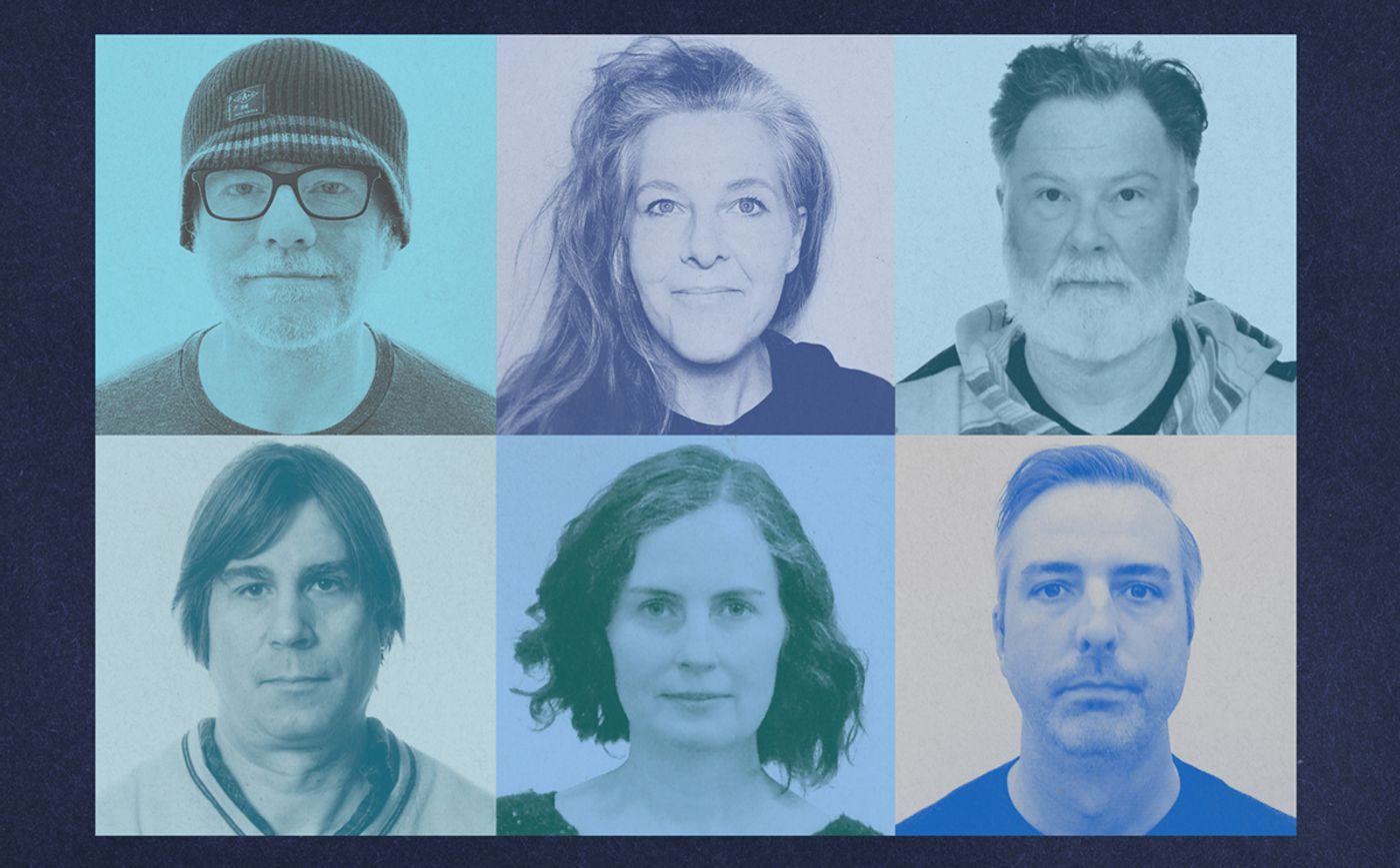 Carl Newman, Neko Case, John Collins, Todd Fancey, Kathryn Calder y Joe Seiders.