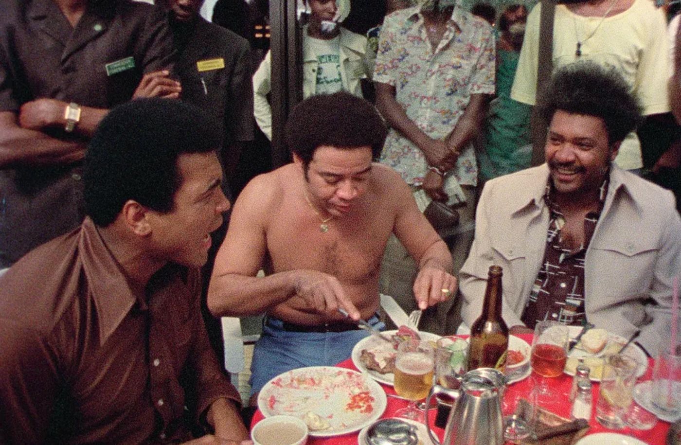 Muhammad Ali, Bill Withers y Don King: música y boxeo en Zaire 74. Foto: Jeffrey Levy-Hinte