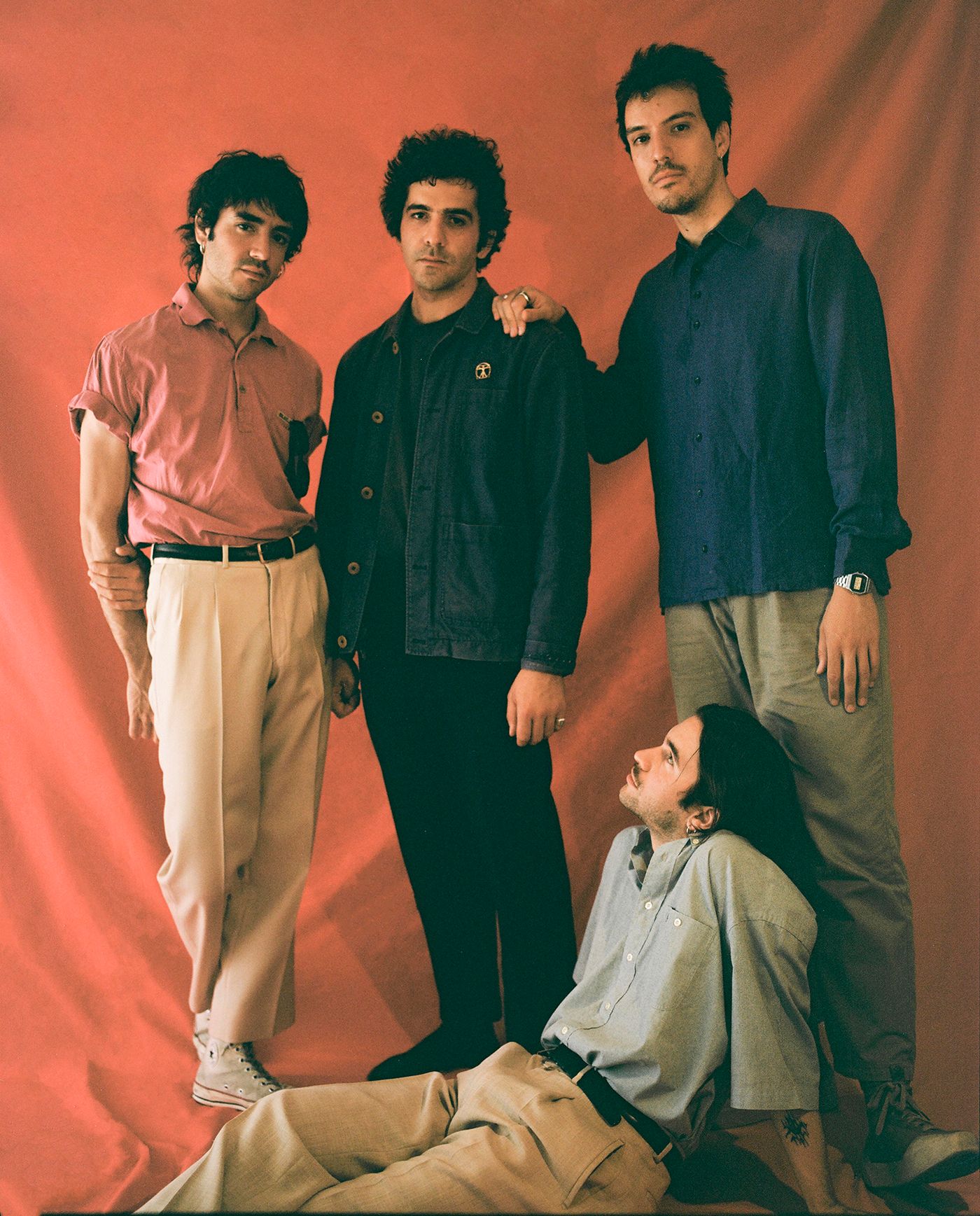 Nico Yubero, Lucas Sierra, Juan Rojo y Rubén Almonacid: aves rock. Foto: Paula Yubero 