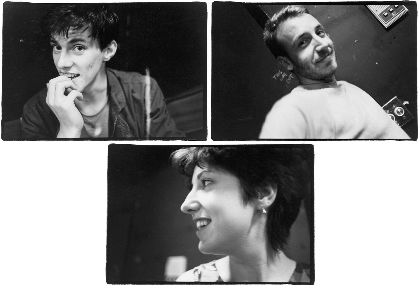 Stephen Morris, Peter Hook y Gillian Gilbert en 1983. Fotos: Lisa Haun / Michael Ochs (Getty Images)