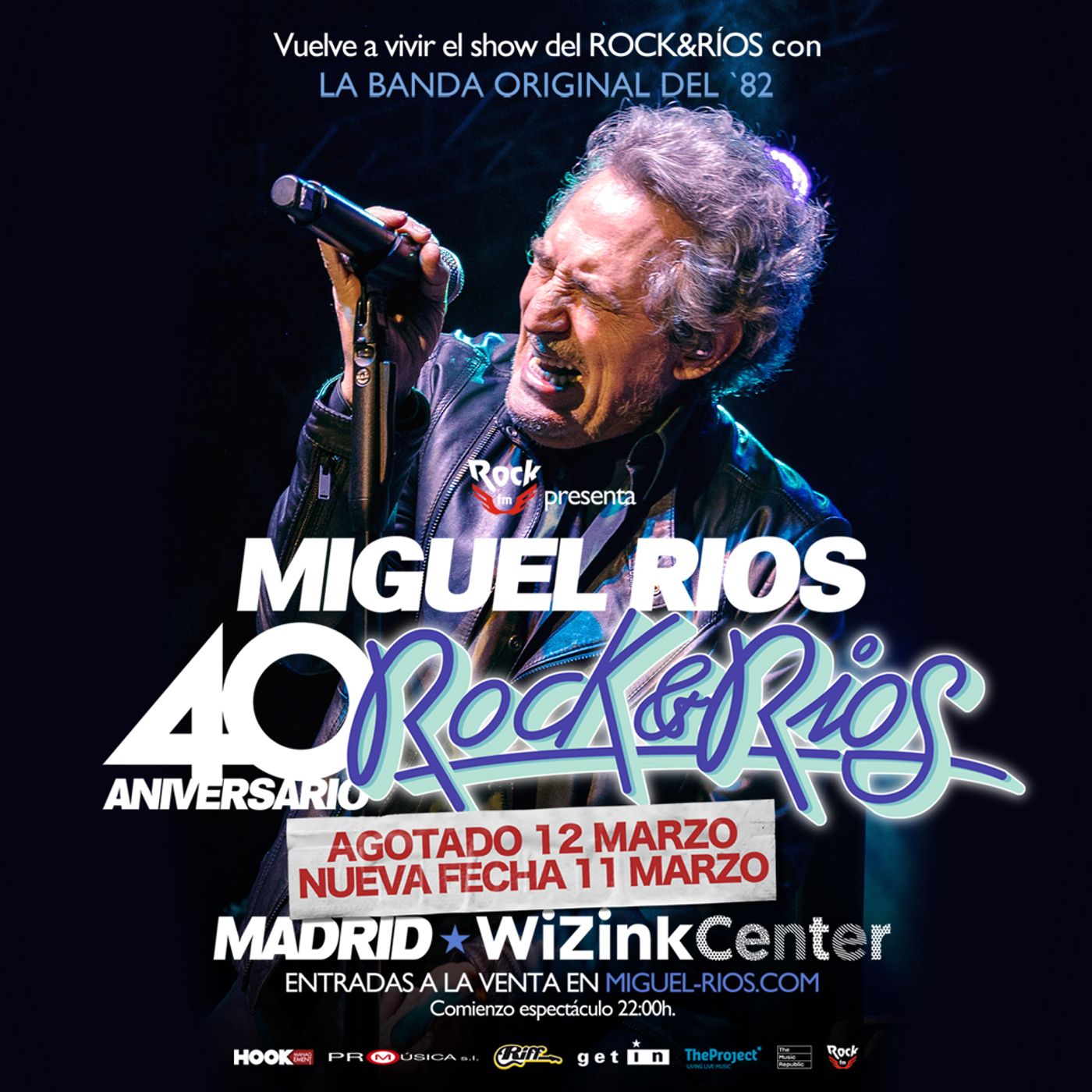 40 años del “Rock & Ríos” de Miguel Ríos.