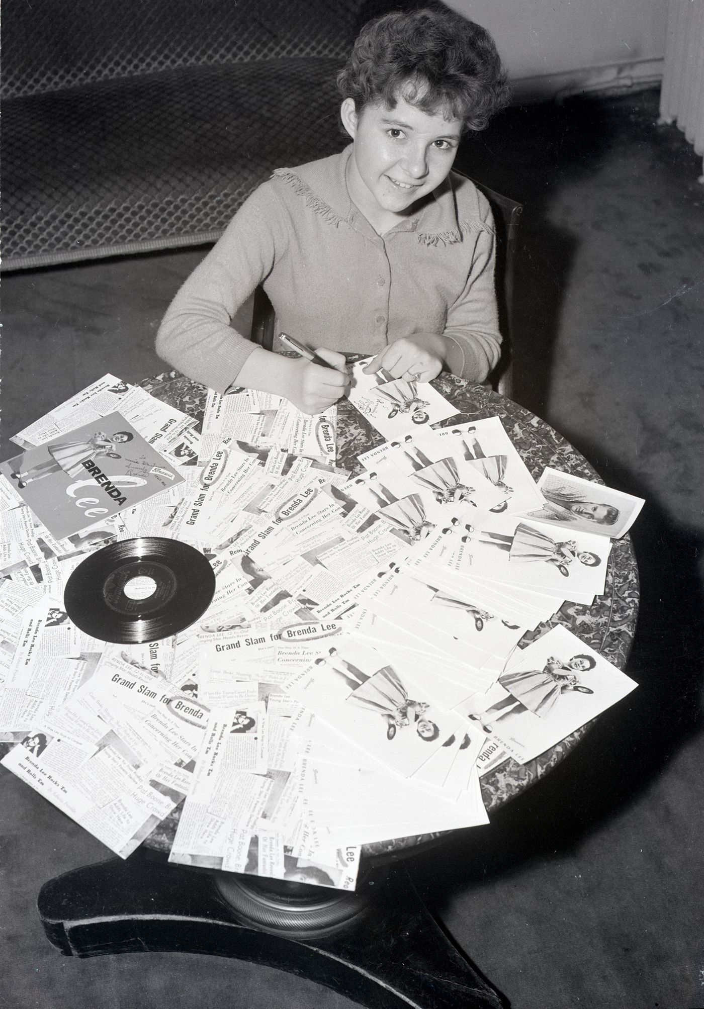 Brenda Lee, joven talento adolescente. Foto: Bettmann (Getty Images)