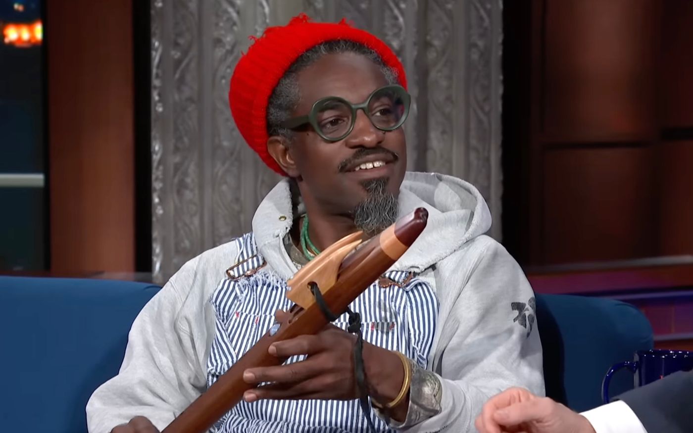 André 3000 en  ‘The Late Show With Stephen Colbert’.