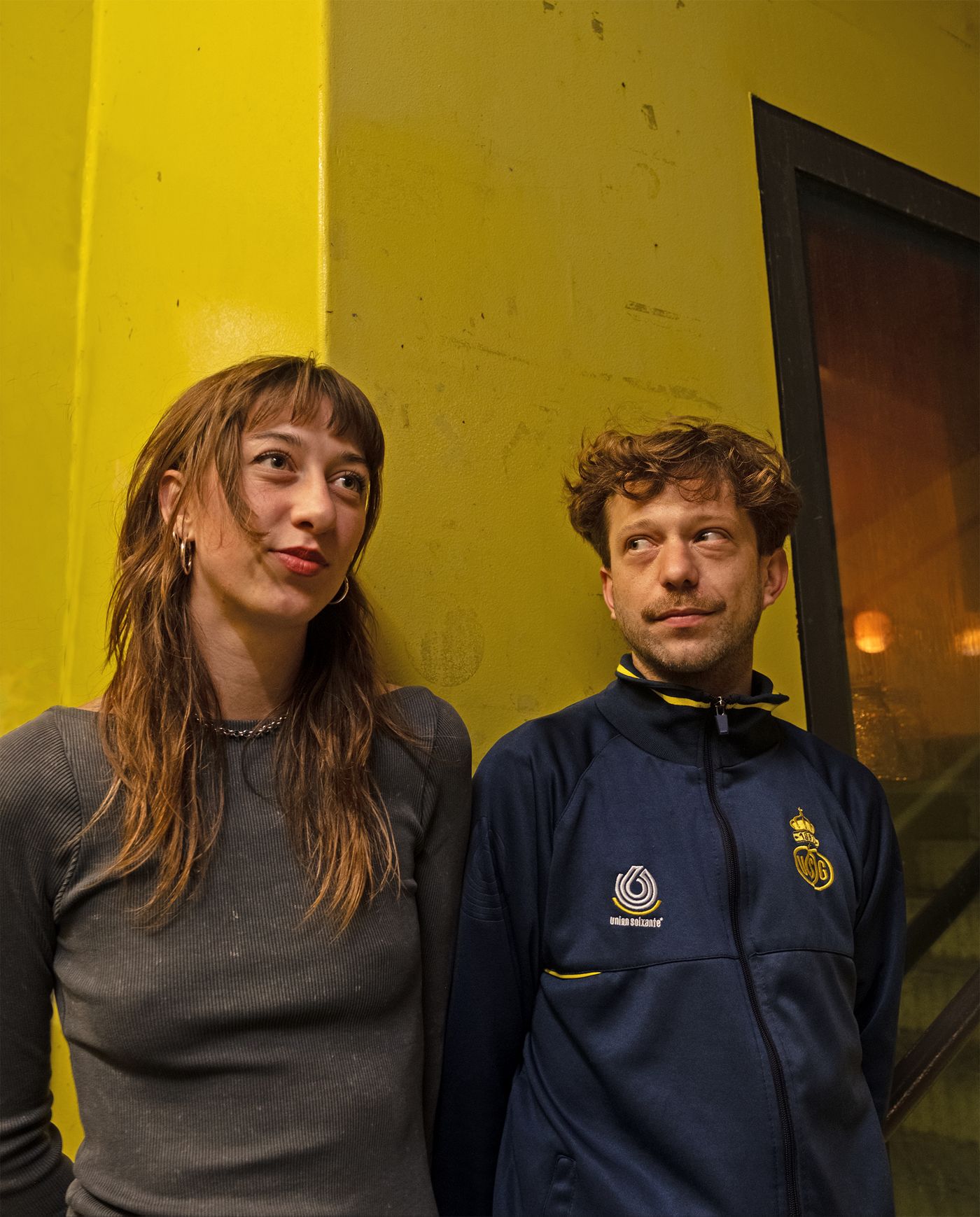 Lou Savary y Luc Bersier, suizos en Bruselas. Foto: Quentin Le Joly