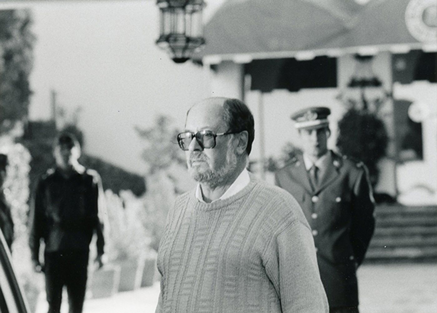 Durante el rodaje de “Mi general”.