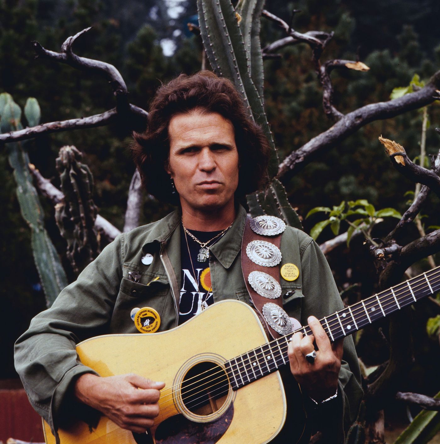 Falleció Country Joe McDonald, leyenda del acid rock. Foto: kpa/United Archive (Getty Images)