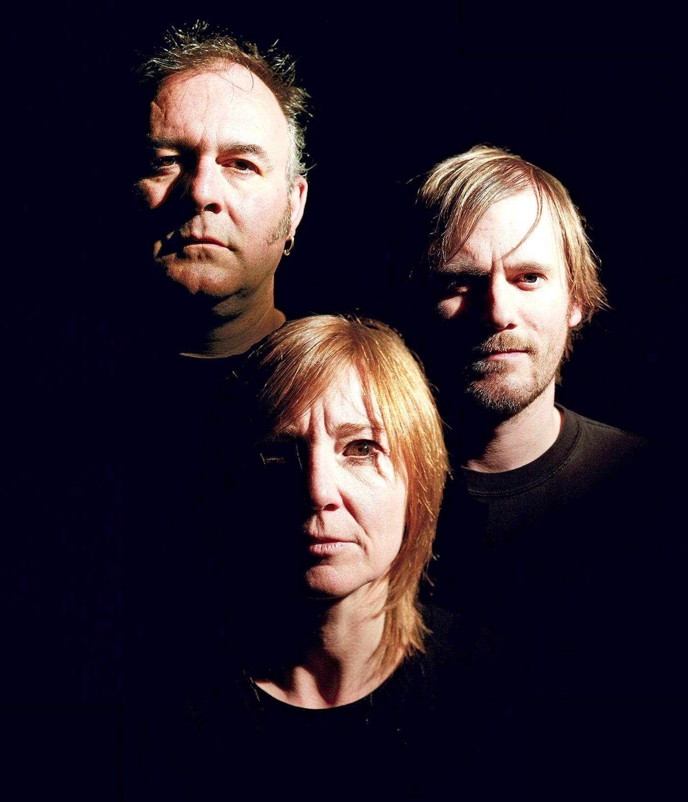 Adrian Utley, Beth Gibbons y Geoff Barrow. Foto: Wendy Redfern (Getty Images)