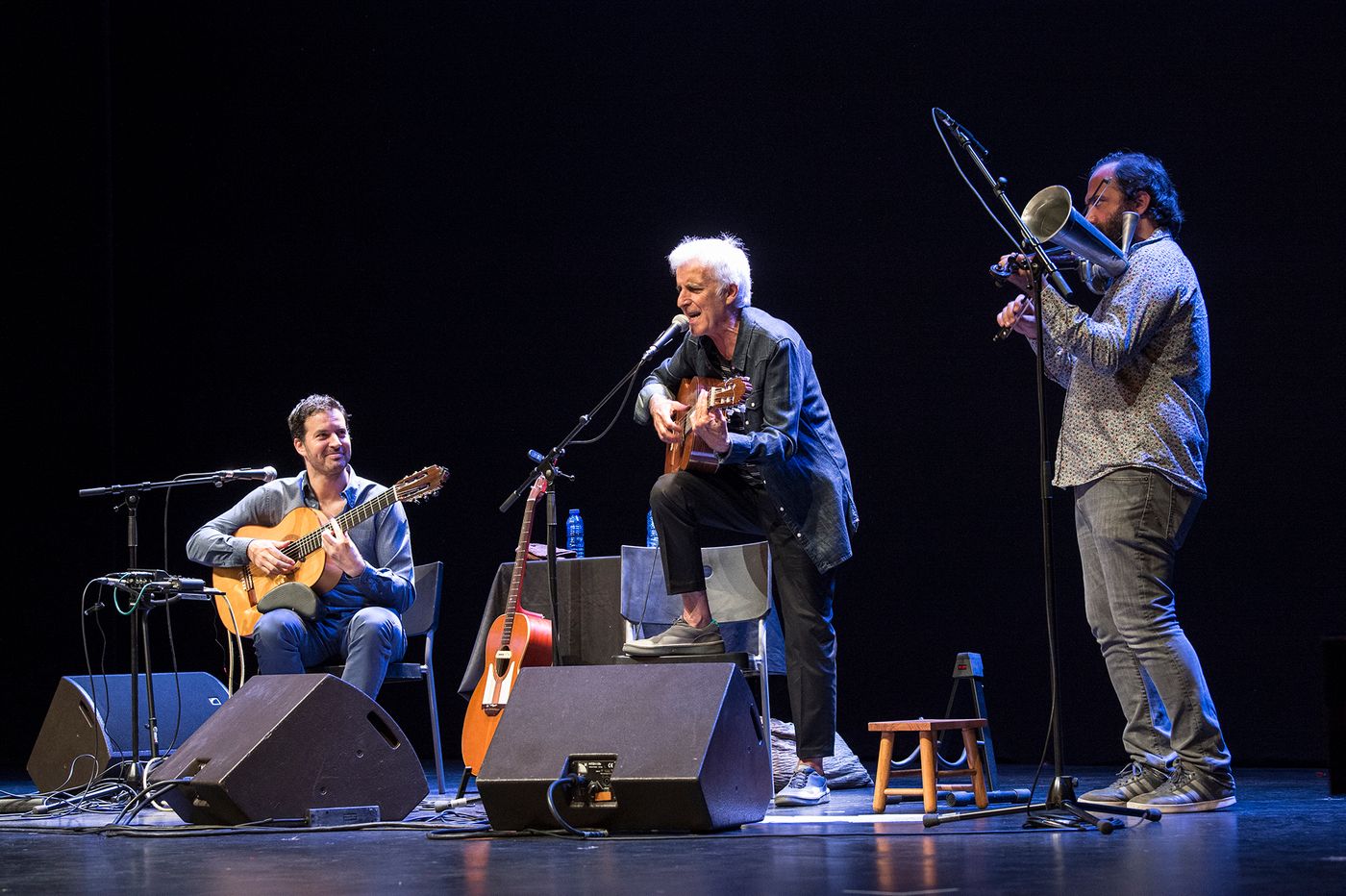 Y la incorporación de Jaime del Blanco y su violín especial. Foto: Jordi Vidal