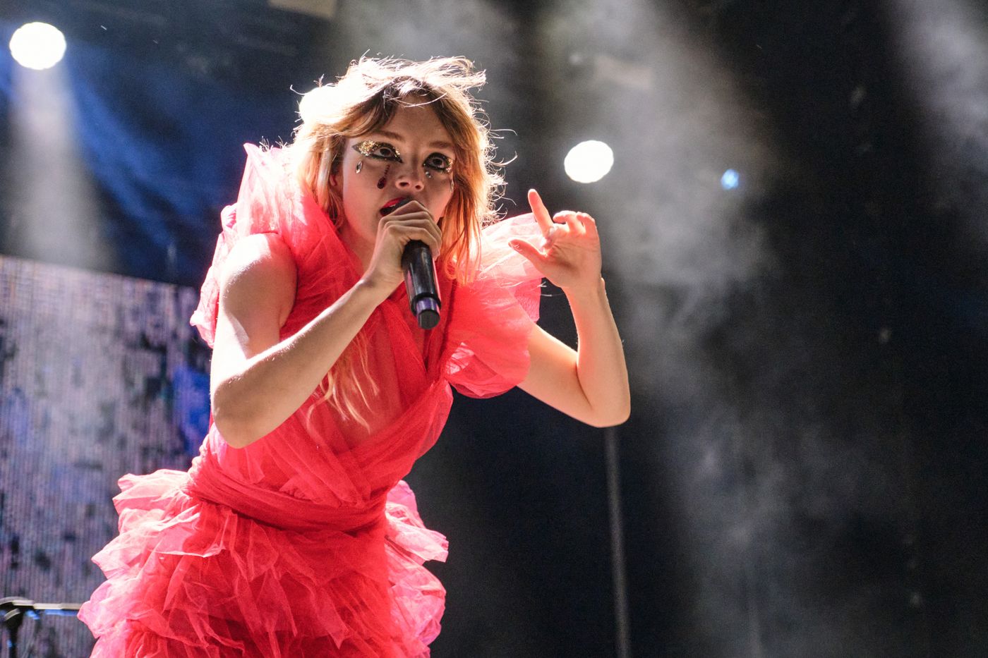 Hipnotismo con CHVRCHES. Foto: Sergio Morales