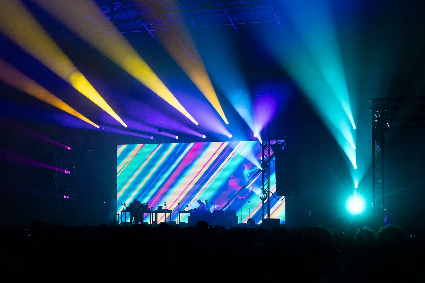 Floating Points & Hamill Industries: triunfo total. Foto: Òscar Giralt