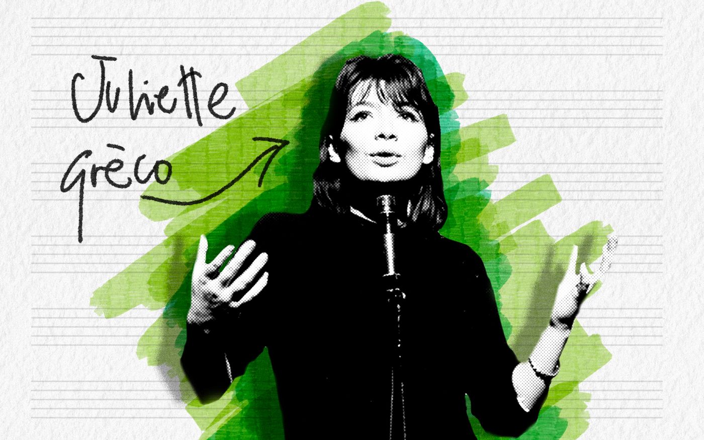 Juliette Gréco, la musique française.
