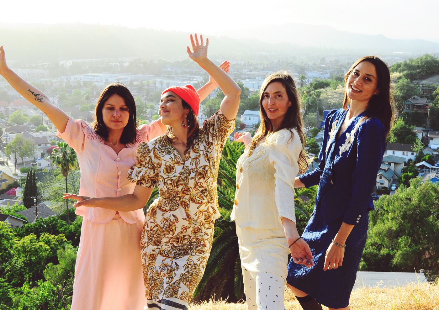 Stella Mozgawa, Jenny Lee Lindberg, Emily Kokal y Theresa Wayman. Foto: Mia Kirby