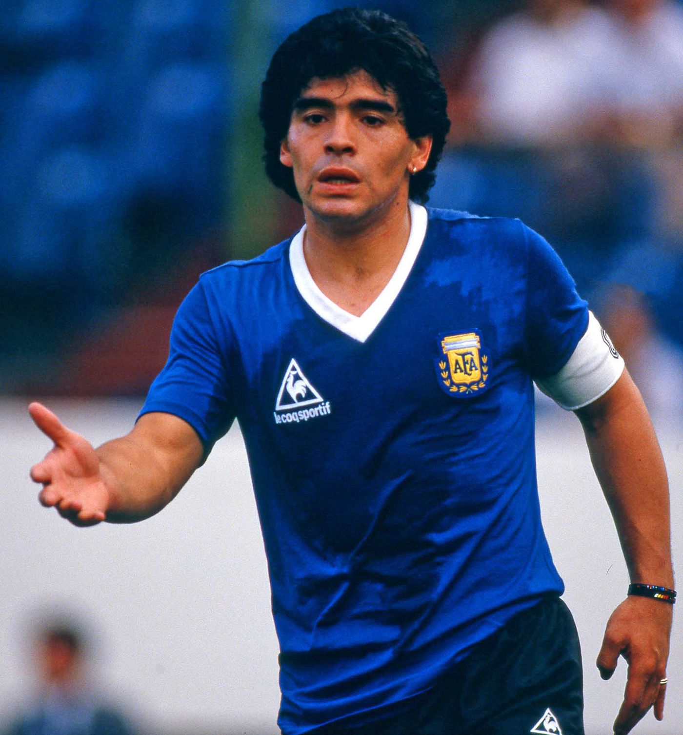 Pelusa, algodón y sudor: la camiseta original (que no se utilizó en el partido contra Inglaterra).