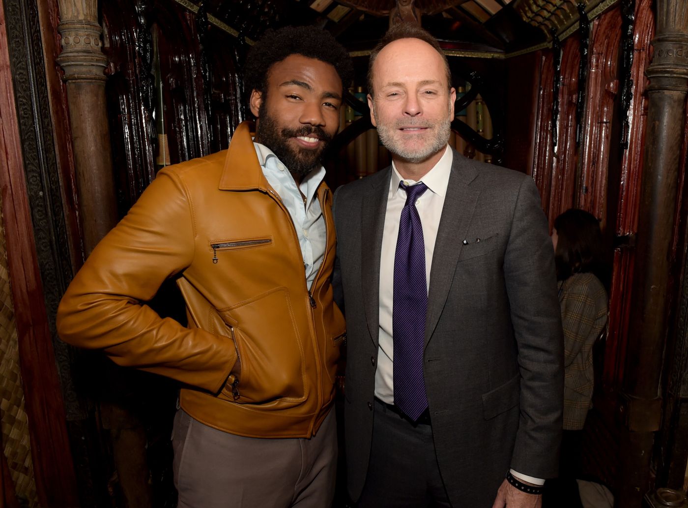 Donald Glover (“Atlanta”) y John Landgraf. Foto: Kevin Winter (Getty Images)