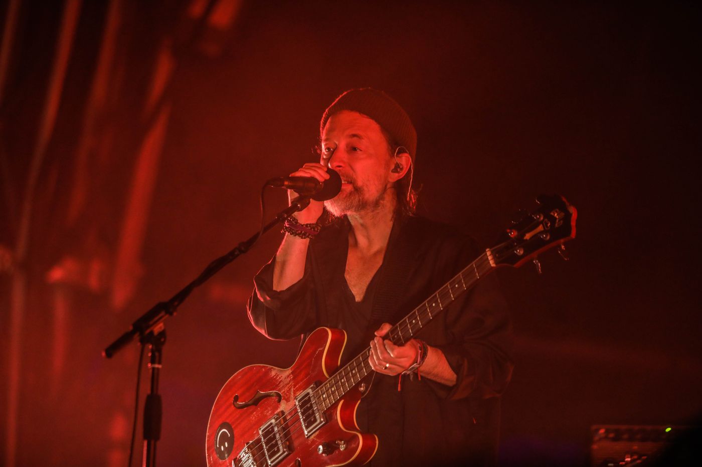 The Smile: Thom Yorke sonríe. Foto: Óscar García