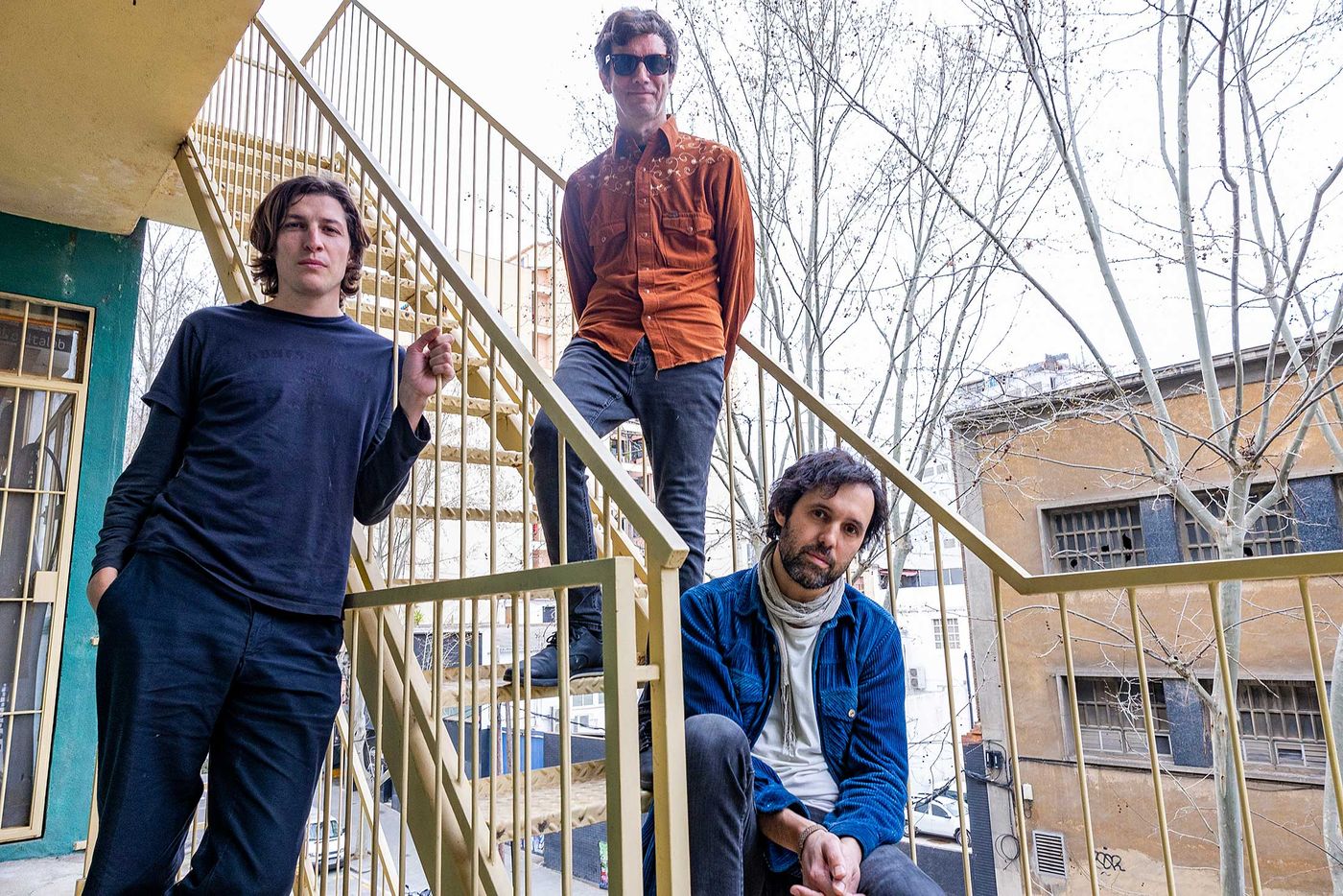 Augusto J. Marchetti, Pablo Gorostiaga y Japhy Ryder: keep on dreamin’. Foto: Rosario Lopez