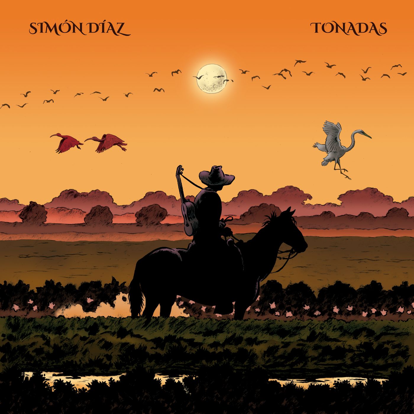 “‘Tonadas’ me parece una preciosidad, y el que más remite a ese paisaje de los llanos venezolanos. La imagen que yo propongo transmite ese ecosistema del Llano y la vida de vaquero que dio luz a este tipo de música, que viaja con un cuatro colgado, un instrumento que pesa poco... Representa a un habitante de esa cultura”, apostilla Brieva.