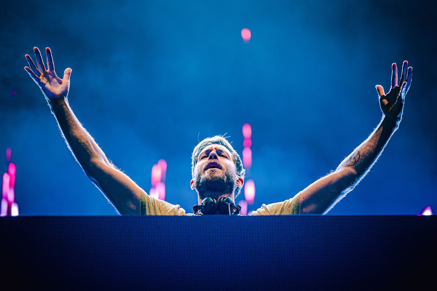 Calvin Harris, disco sensurround. Foto: Sergi Paramès