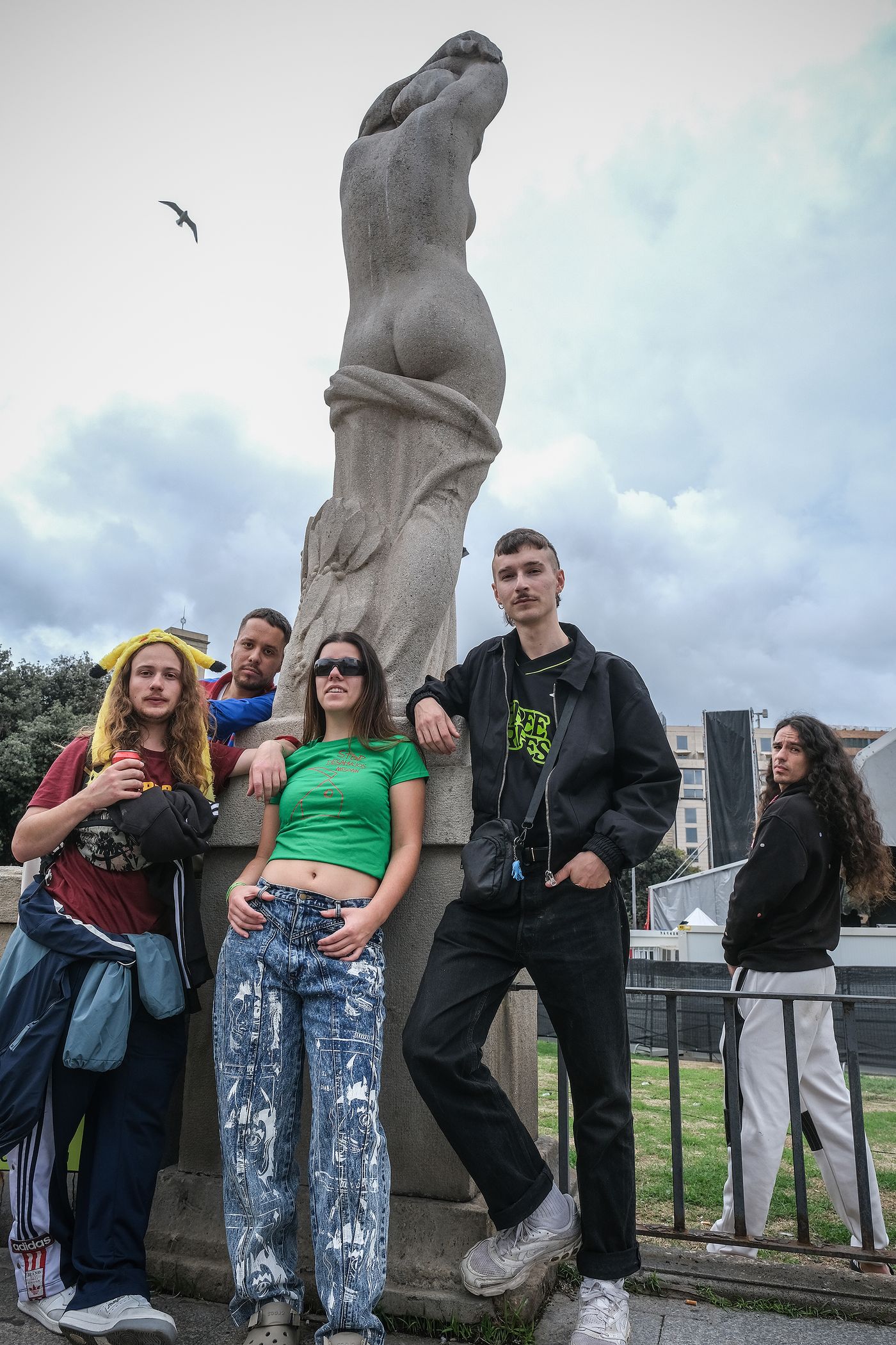 Tuli, Kiliki Frexko, Sara Goxua, Flako Fonki y Ben Yart. 