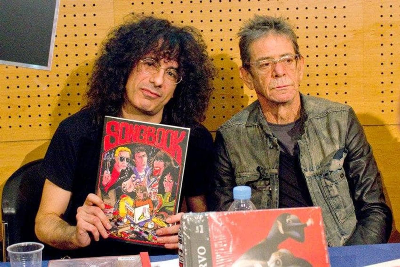 Con Lou Reed. Foto: Facebook Ladronxomic