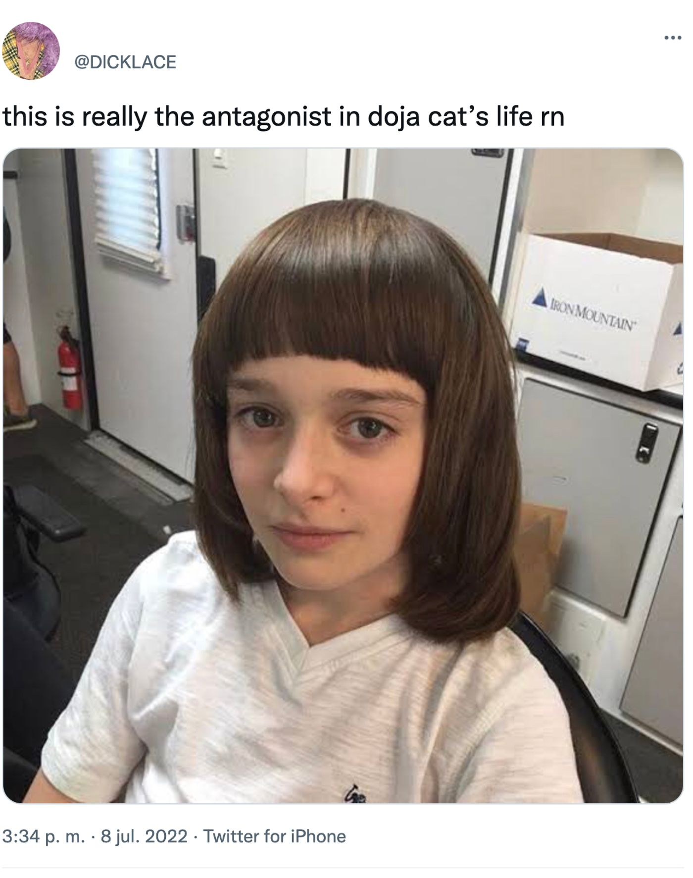 Lo de Doja Cat abre un debate “importante”.<a href="https://twitter.com/DlCKLACE/status/1545400851061415936" target="_blank"> Ver tuit </a>