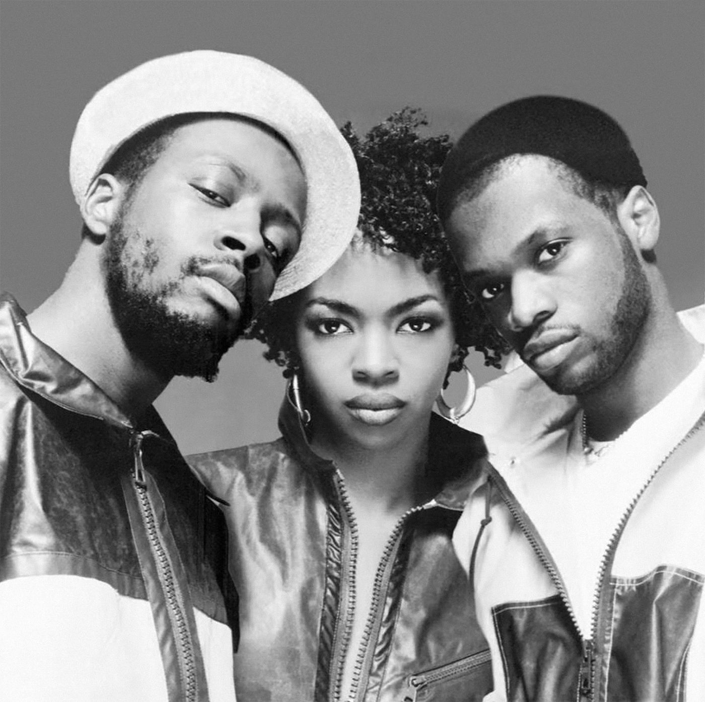 Fugees, en 1996: Wyclef Jean, Lauryn Hill y Pras Michel.