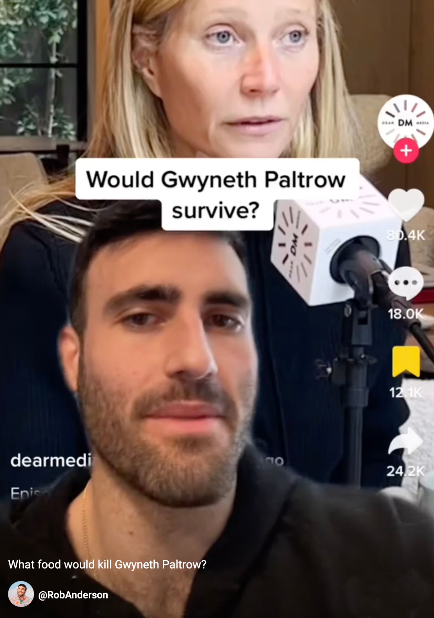 “¿Sobreviviría Gwyneth Paltrow si se comiera esto?”.<a href="https://www.youtube.com/shorts/bZbDMSt5ojE" target="_blank"> Ver</a>