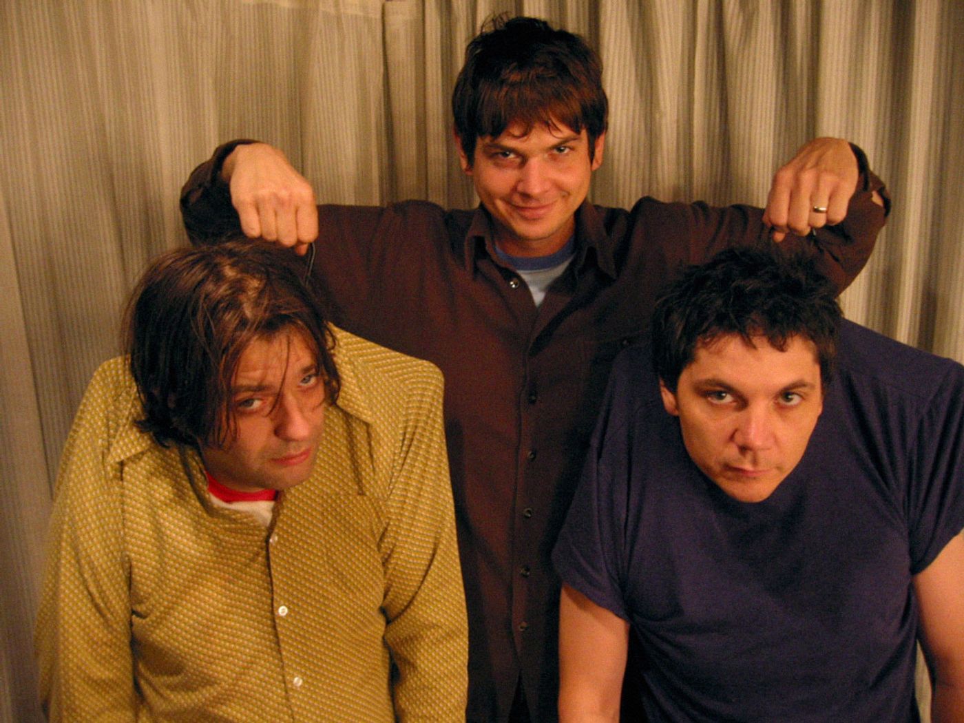 Jim O’Rourke, Glenn-Kotche y Jeff Tweedy: el proyecto Loose Fur, a principios de los 2000.