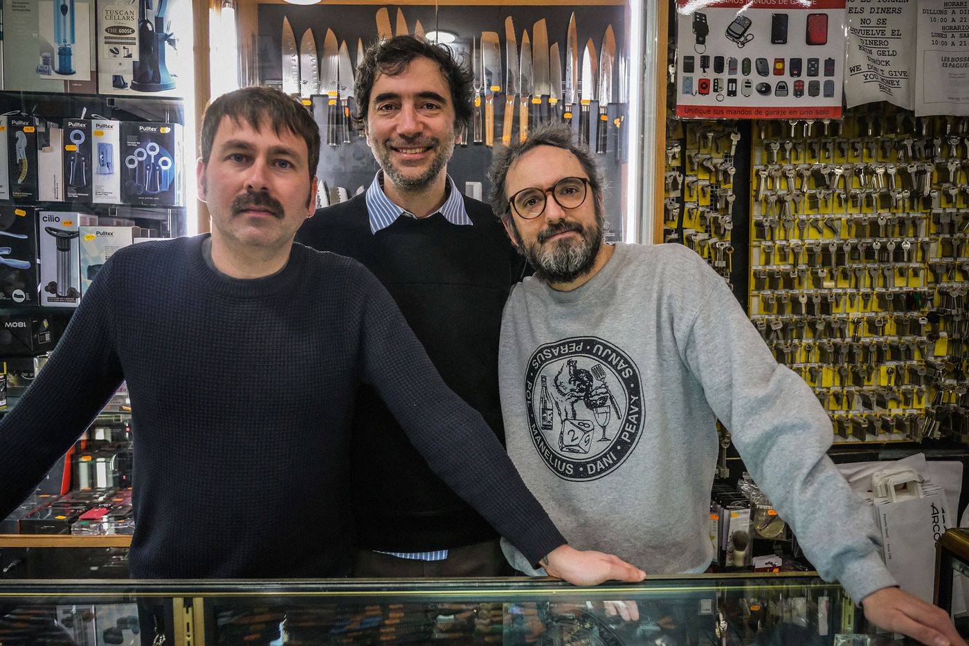 Arnau Sanz, Yago Alcover y Pol Rodellar.