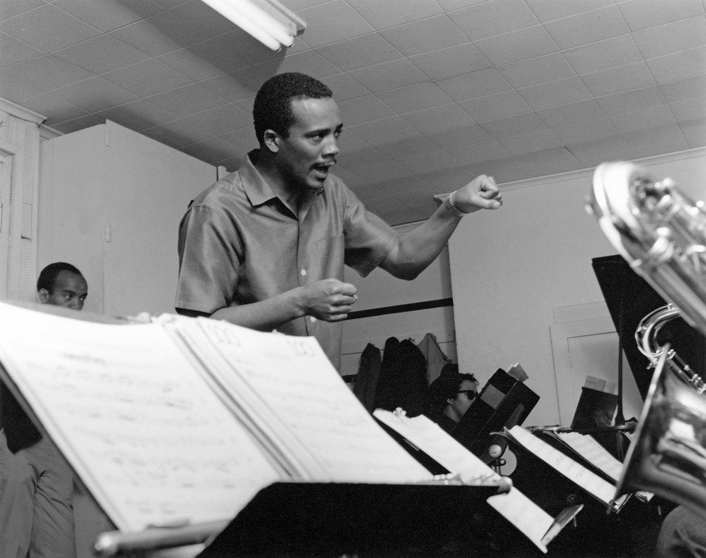 En plena grabación, 1963. Foto: Gai Terrell (Getty Images)