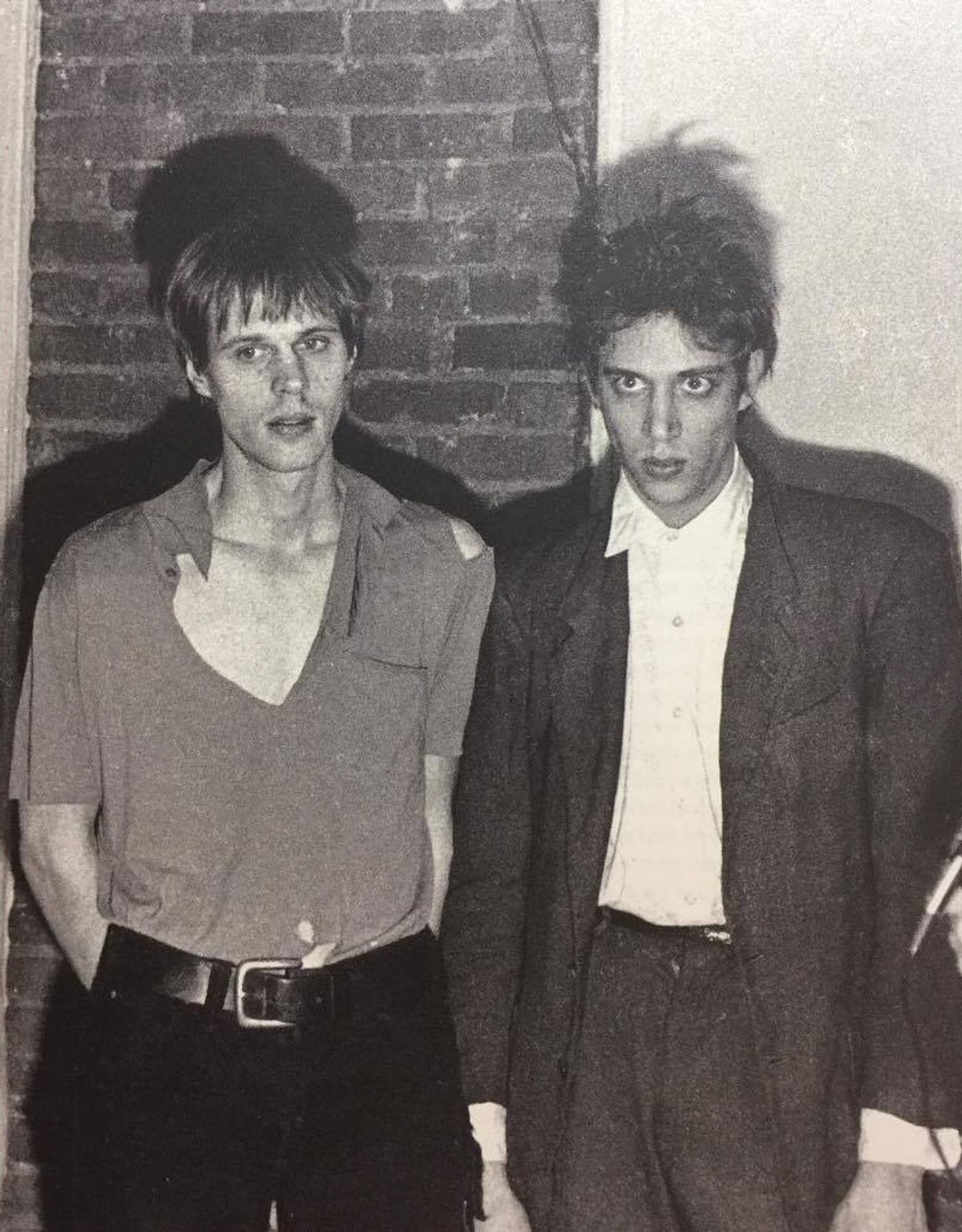 Rivales: Tom Verlaine y Richard Hell, en 1974.