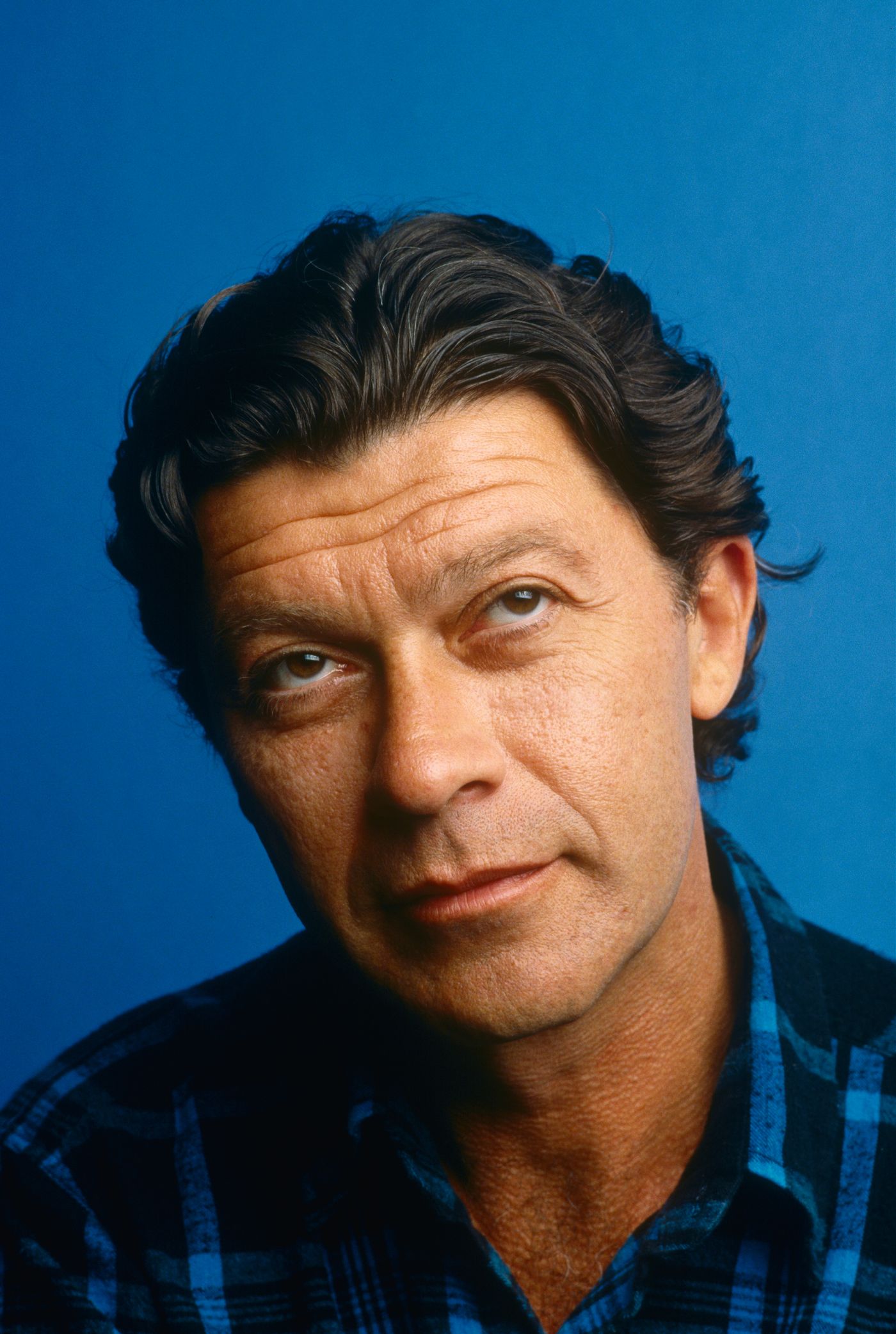 Robbie Robertson, en 1987; época de su primer álbum en solitario, “Robbie Roberston”. Foto: George Rose (Getty Images)