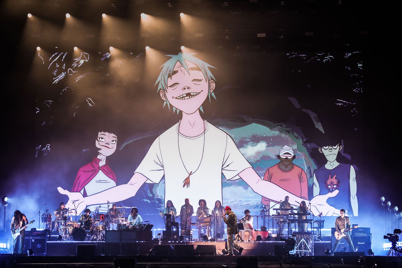 La montaña sagrada de Gorillaz. Foto: Óscar García